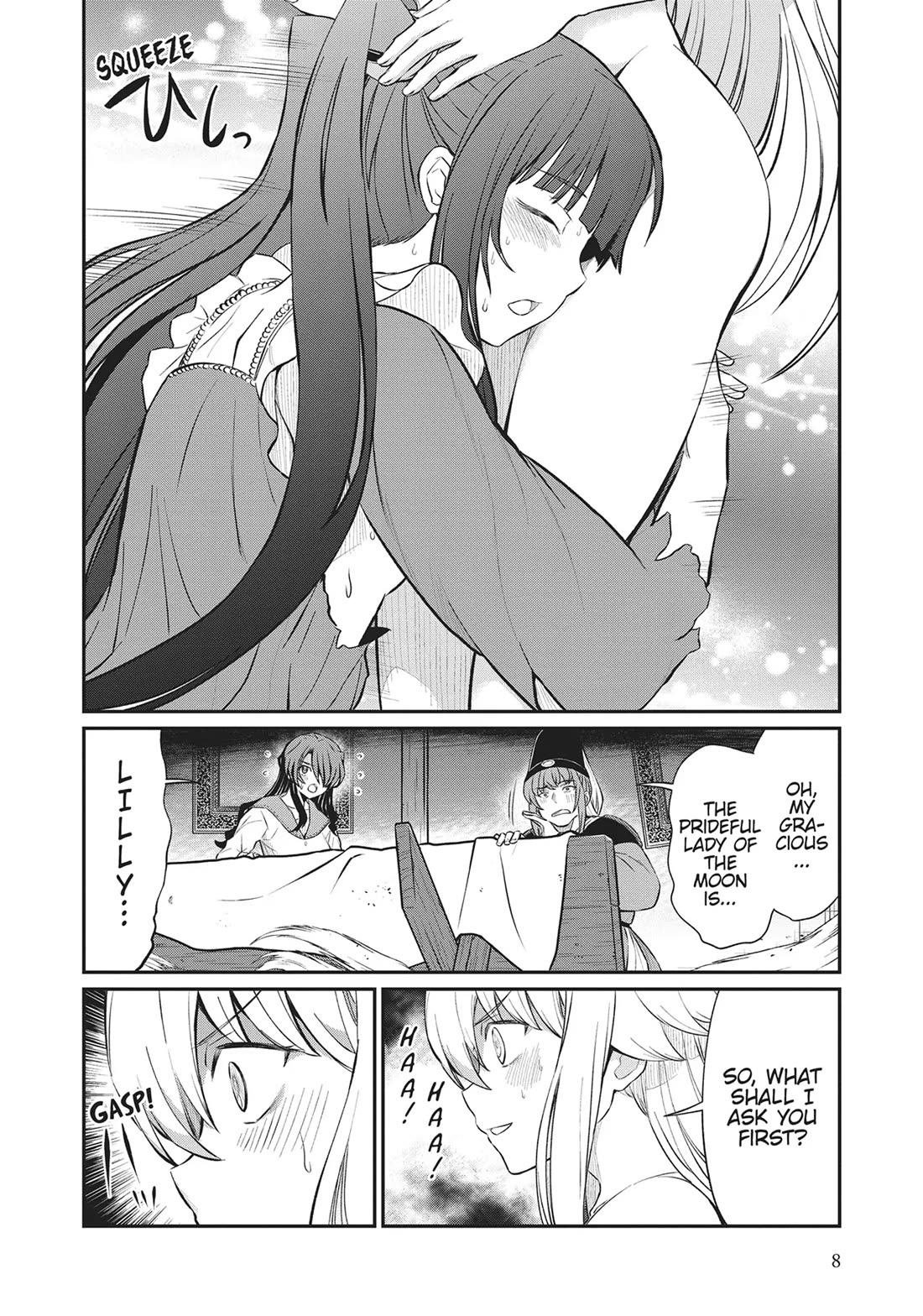 Becoming Princess Knight and Working at Yuri Brothel Chapter 15 page 9 - Chapter 15: Guardian of the Moon!