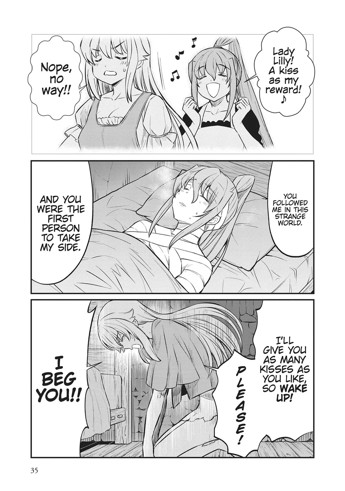 Becoming Princess Knight and Working at Yuri Brothel Chapter 16 page 13 - Chapter 16: Supporters