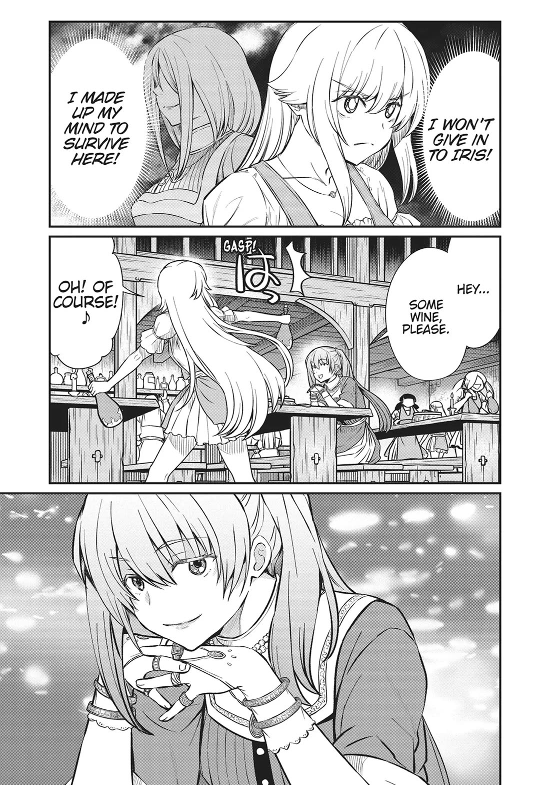 Becoming Princess Knight and Working at Yuri Brothel Chapter 17 page 13 - Chapter 17: The Oracle Spinosa Appears