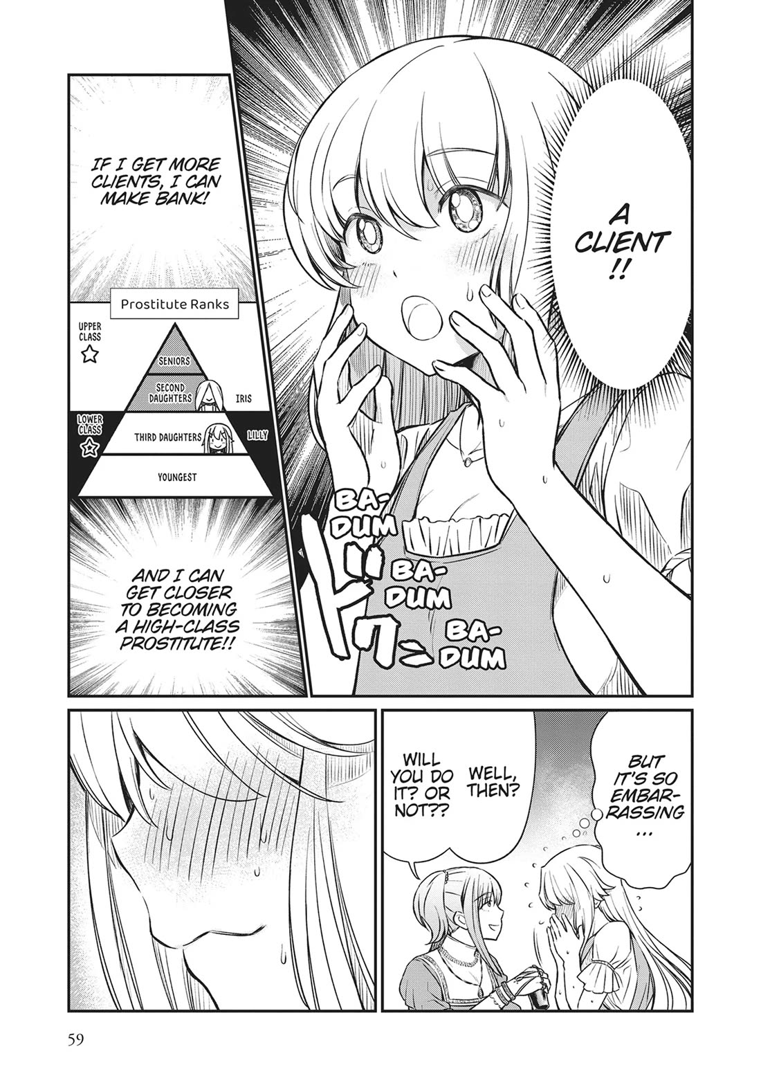 Becoming Princess Knight and Working at Yuri Brothel Chapter 17 page 17 - Chapter 17: The Oracle Spinosa Appears