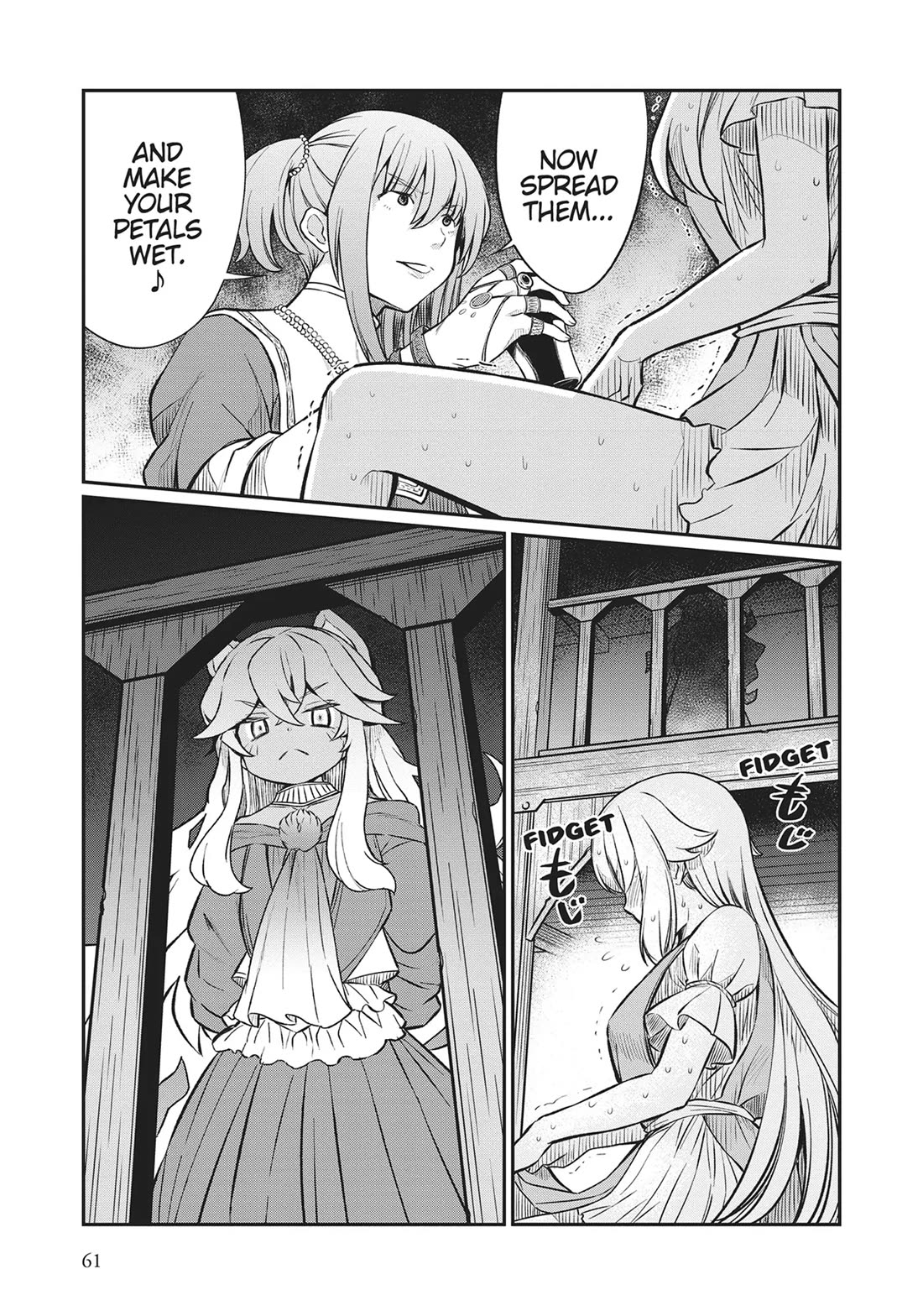 Becoming Princess Knight and Working at Yuri Brothel Chapter 17 page 19 - Chapter 17: The Oracle Spinosa Appears