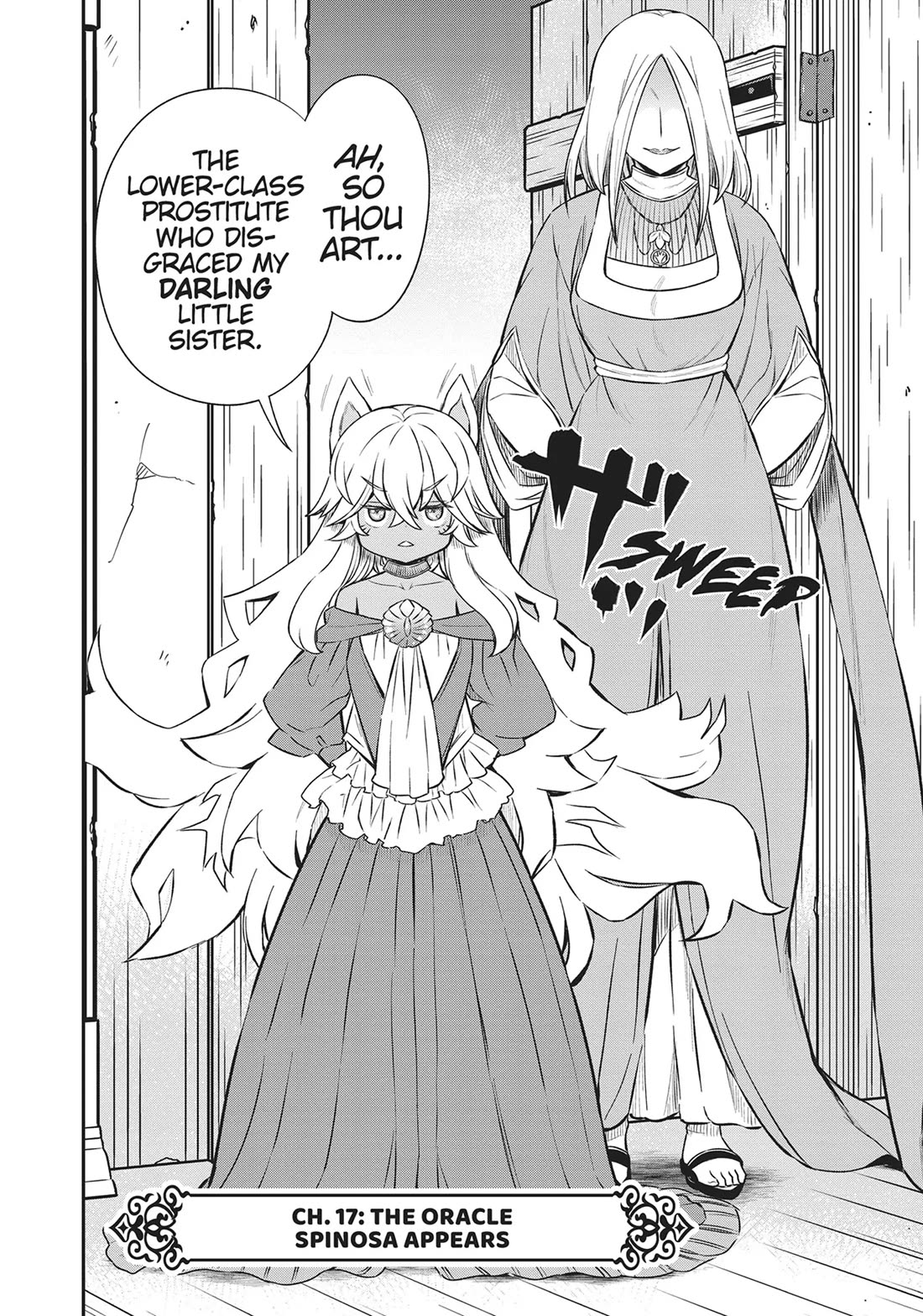 Becoming Princess Knight and Working at Yuri Brothel Chapter 17 page 2 - Chapter 17: The Oracle Spinosa Appears
