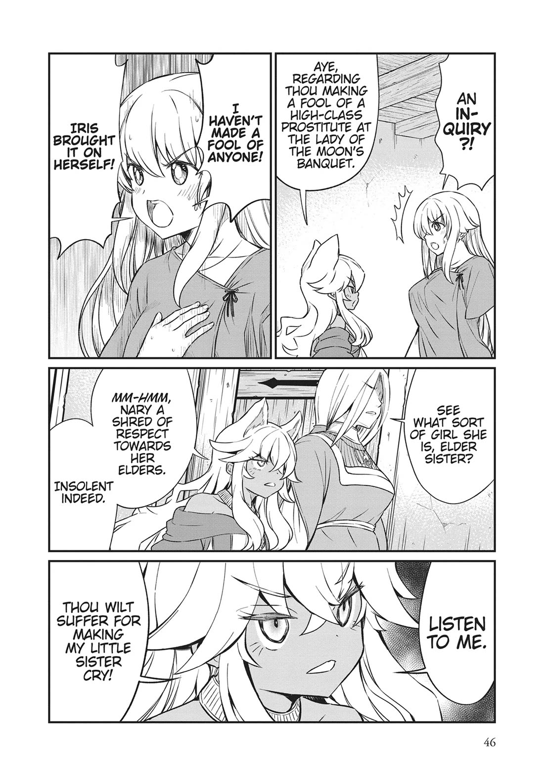 Becoming Princess Knight and Working at Yuri Brothel Chapter 17 page 4 - Chapter 17: The Oracle Spinosa Appears