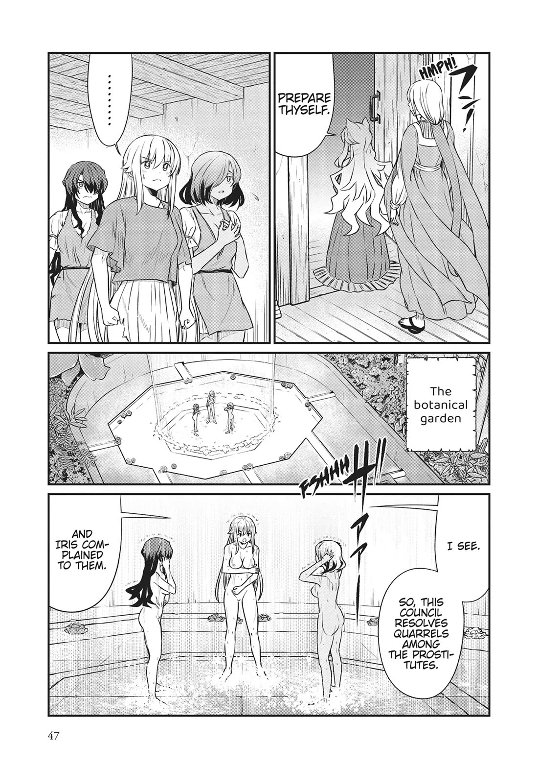 Becoming Princess Knight and Working at Yuri Brothel Chapter 17 page 5 - Chapter 17: The Oracle Spinosa Appears