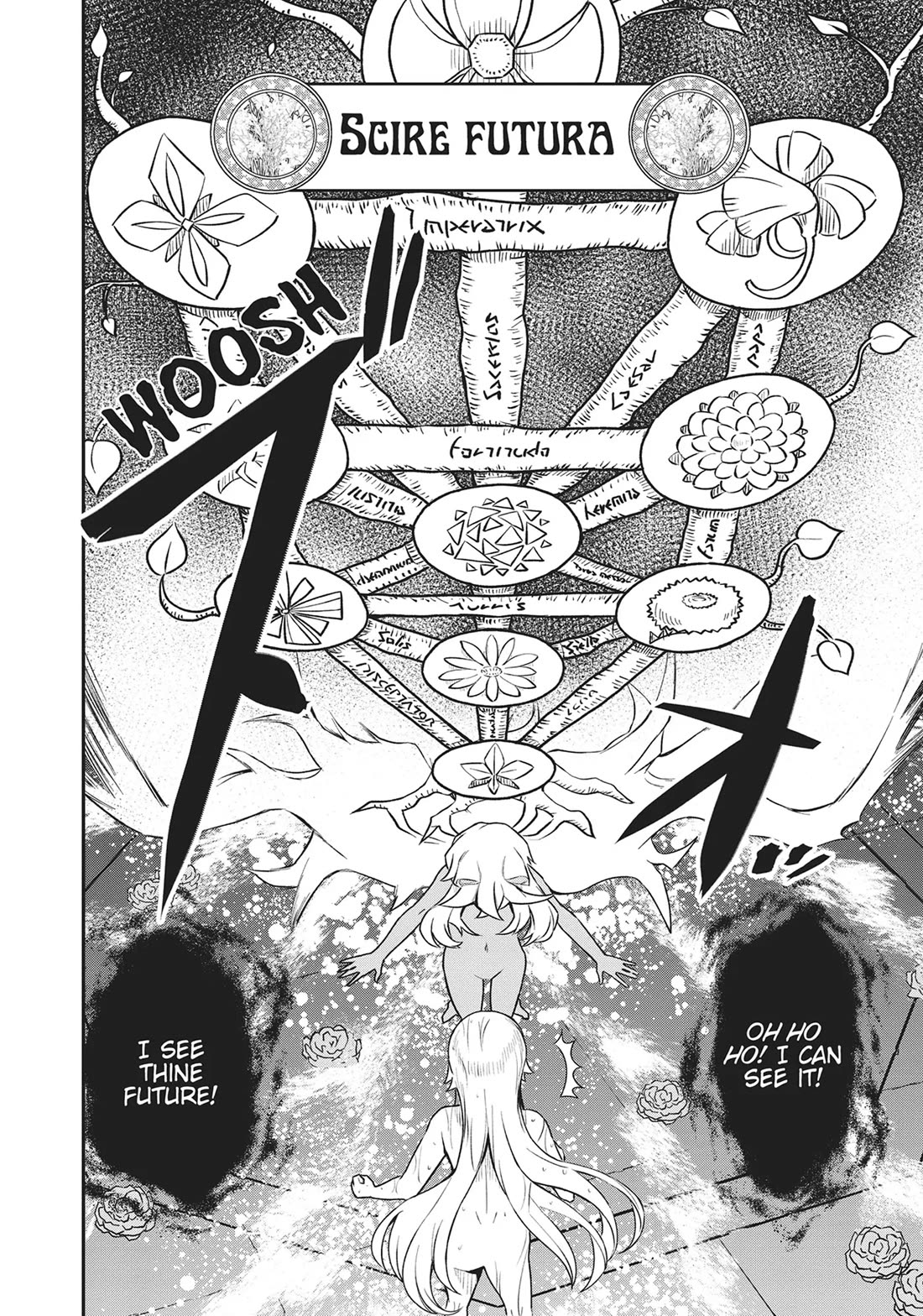 Becoming Princess Knight and Working at Yuri Brothel Chapter 17 page 8 - Chapter 17: The Oracle Spinosa Appears