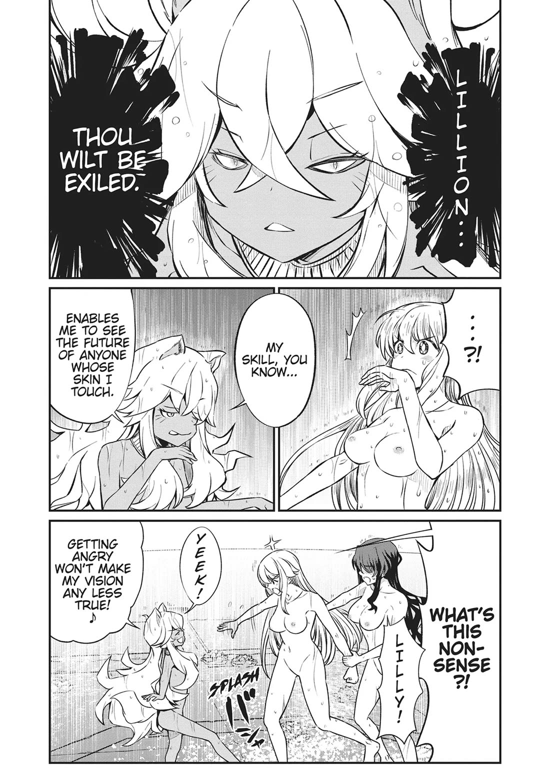 Becoming Princess Knight and Working at Yuri Brothel Chapter 17 page 9 - Chapter 17: The Oracle Spinosa Appears