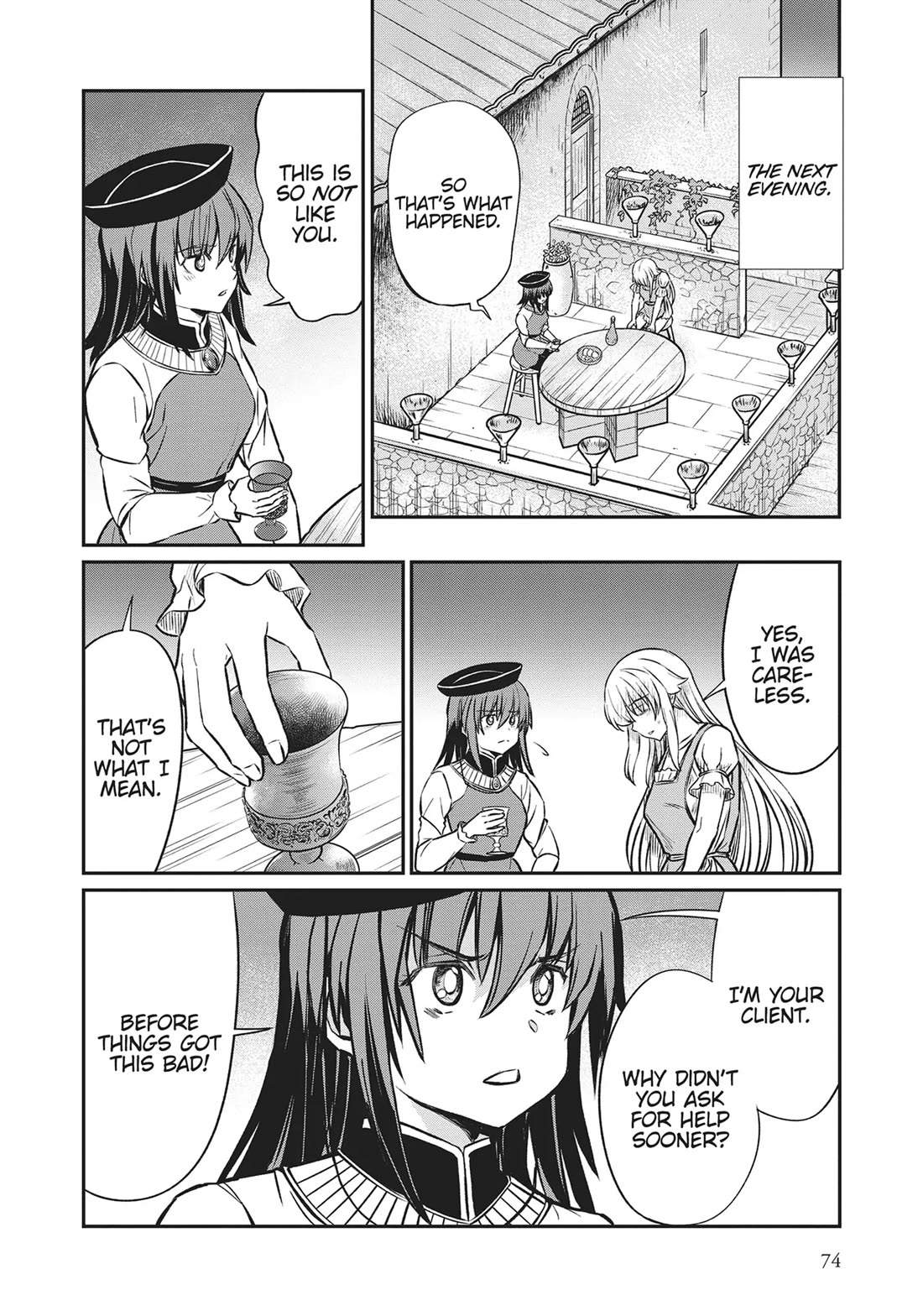 Becoming Princess Knight and Working at Yuri Brothel Chapter 18 page 12 - Chapter 18: Lilly Is Besieged