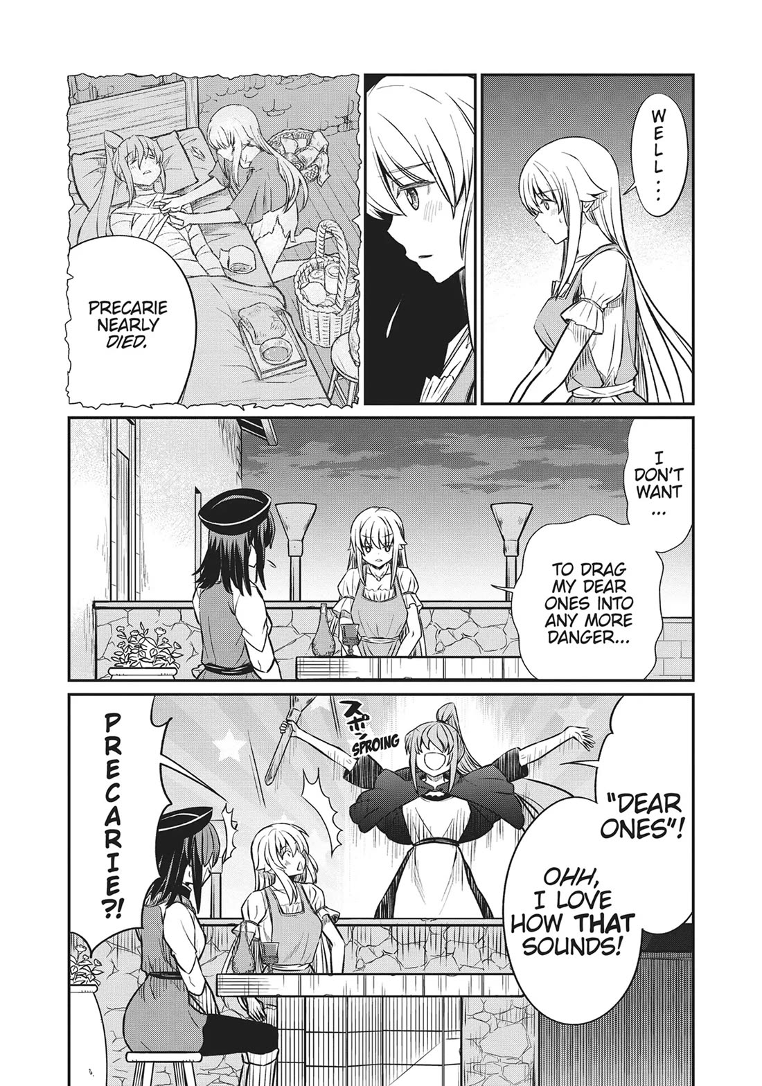 Becoming Princess Knight and Working at Yuri Brothel Chapter 18 page 13 - Chapter 18: Lilly Is Besieged