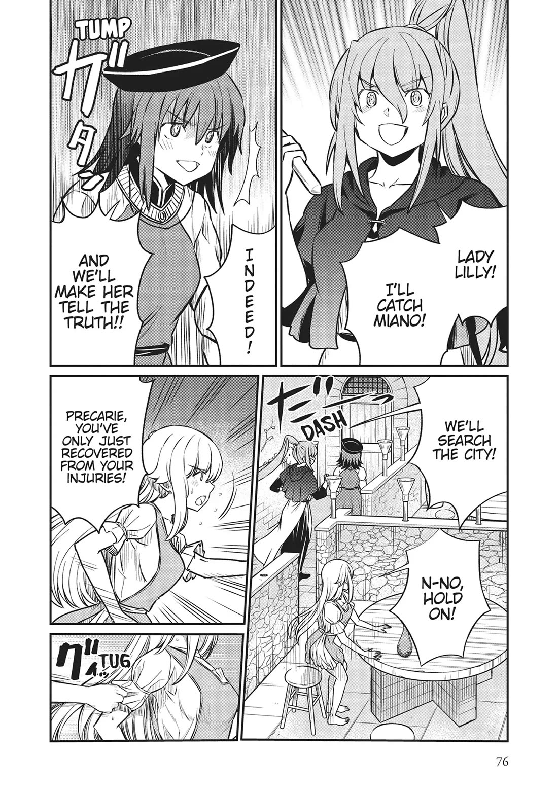 Becoming Princess Knight and Working at Yuri Brothel Chapter 18 page 14 - Chapter 18: Lilly Is Besieged