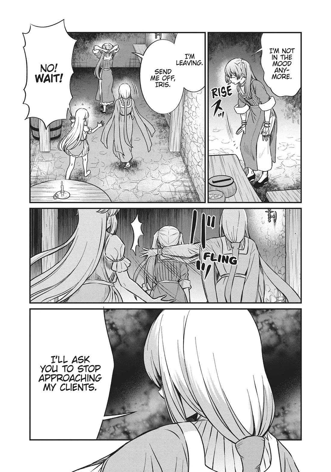 Becoming Princess Knight and Working at Yuri Brothel Chapter 18 page 7 - Chapter 18: Lilly Is Besieged