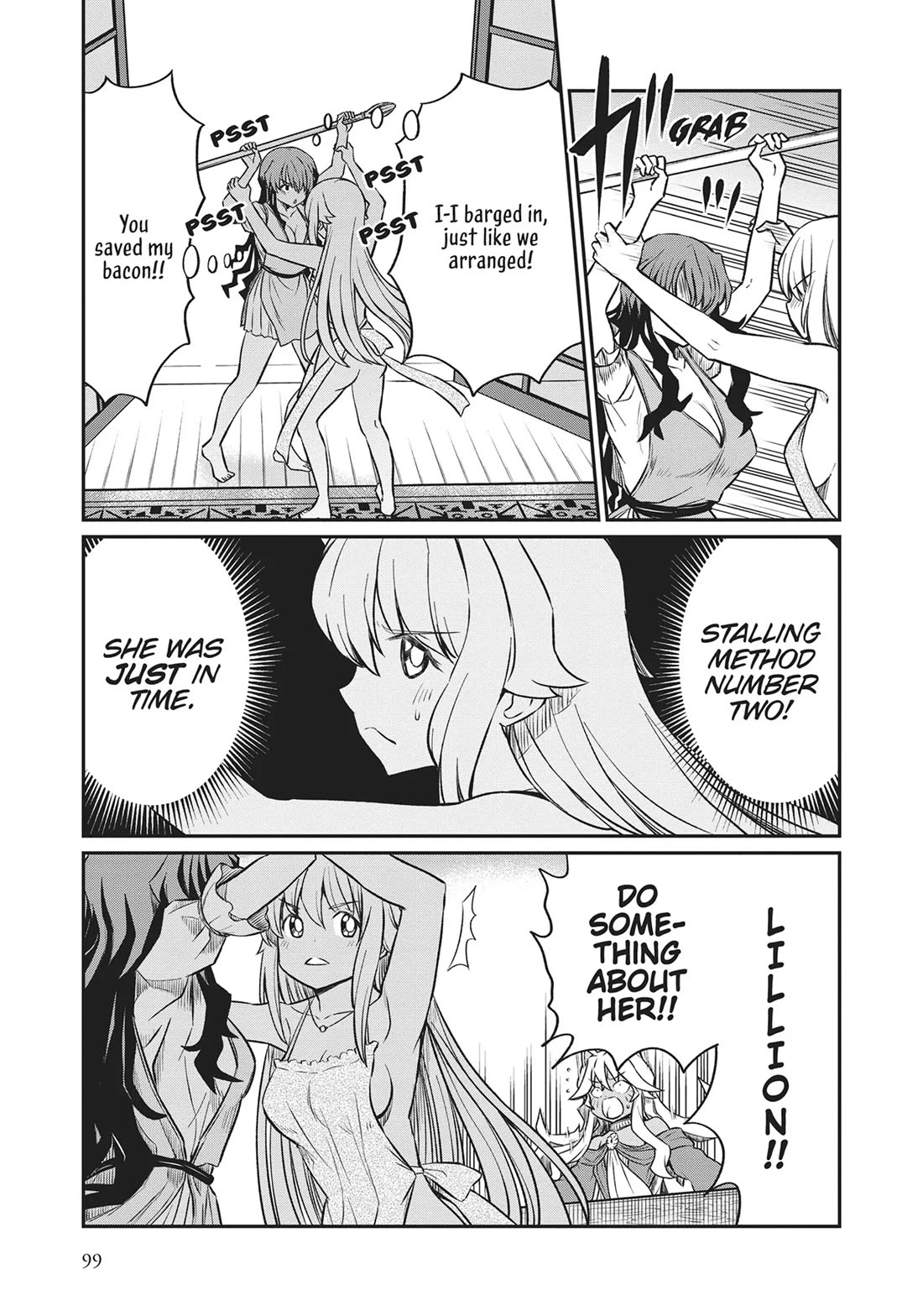 Becoming Princess Knight and Working at Yuri Brothel Chapter 19 page 16 - Chapter 19: Lilly's Thousand and One Nights