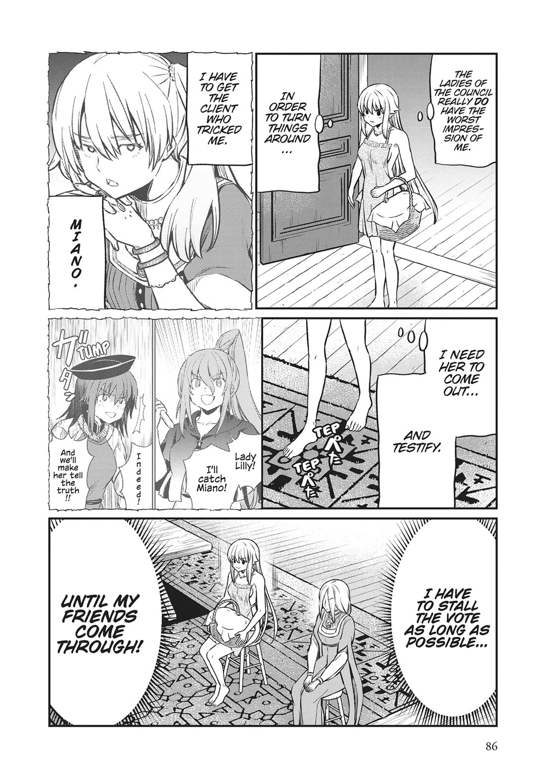 Becoming Princess Knight and Working at Yuri Brothel Chapter 19 page 3 - Chapter 19: Lilly's Thousand and One Nights