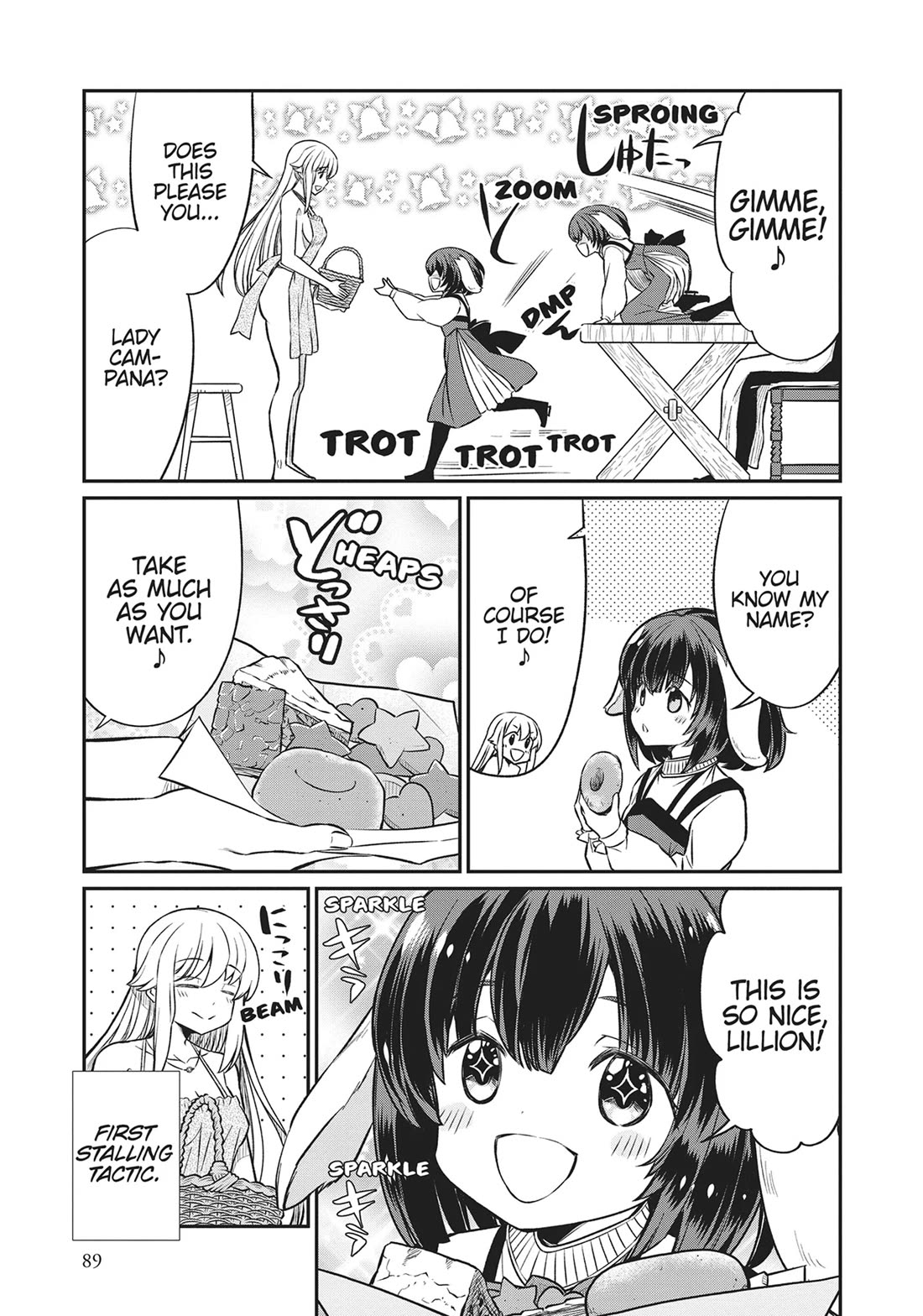 Becoming Princess Knight and Working at Yuri Brothel Chapter 19 page 6 - Chapter 19: Lilly's Thousand and One Nights
