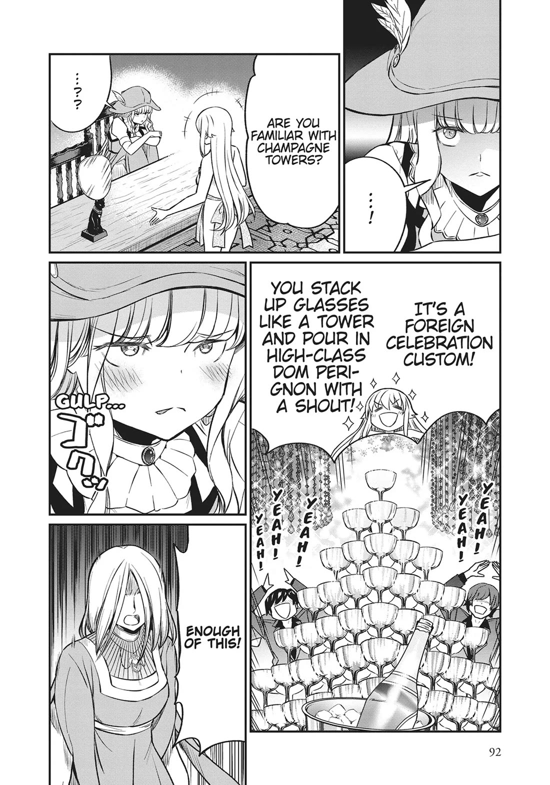 Becoming Princess Knight and Working at Yuri Brothel Chapter 19 page 9 - Chapter 19: Lilly's Thousand and One Nights