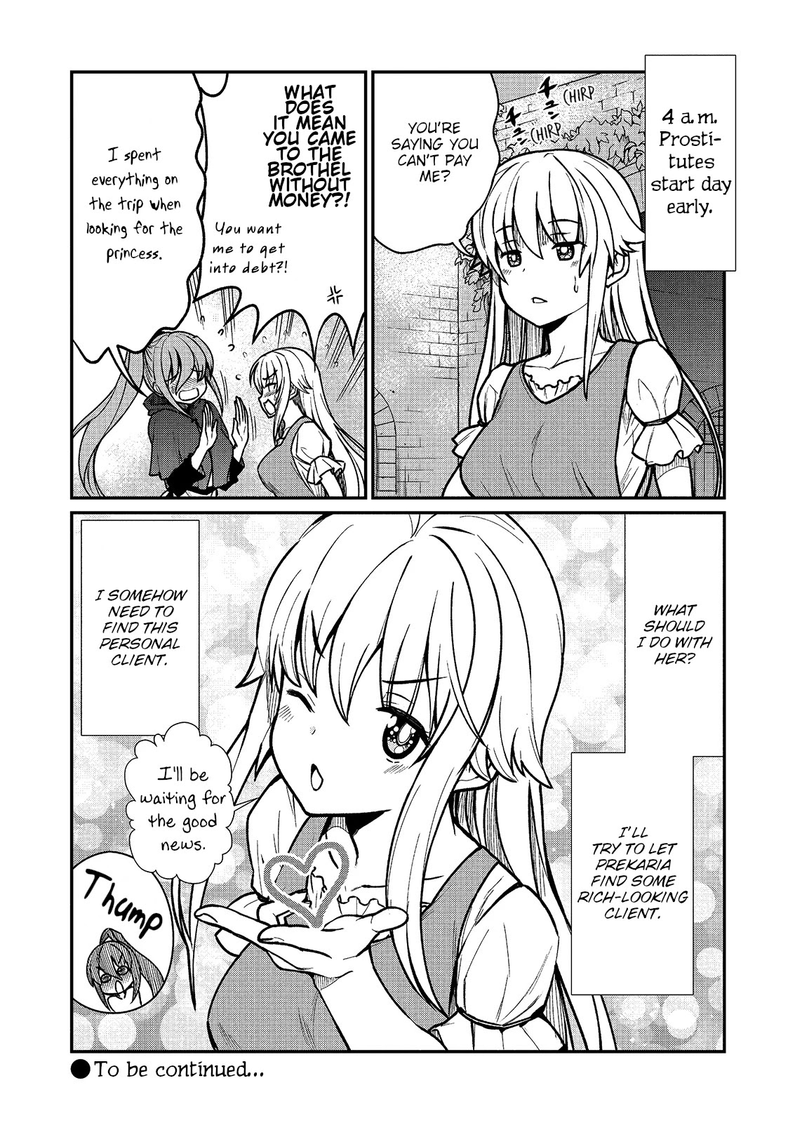Becoming Princess Knight and Working at Yuri Brothel Chapter 2 page 24 - Chapter 2