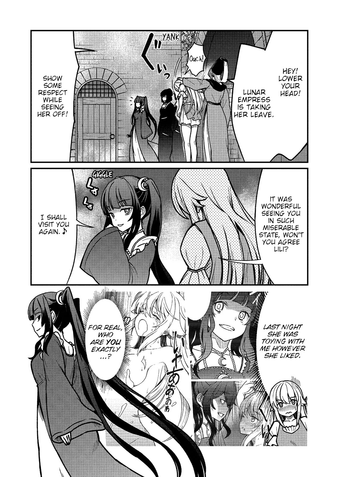Becoming Princess Knight and Working at Yuri Brothel Chapter 2 page 5 - Chapter 2