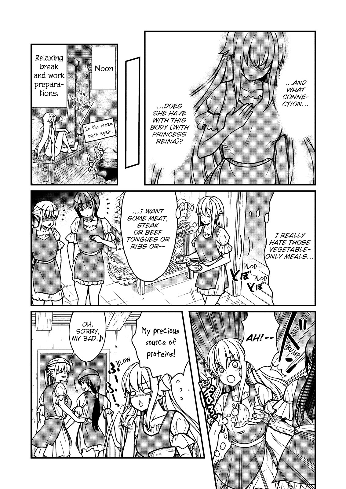 Becoming Princess Knight and Working at Yuri Brothel Chapter 2 page 6 - Chapter 2