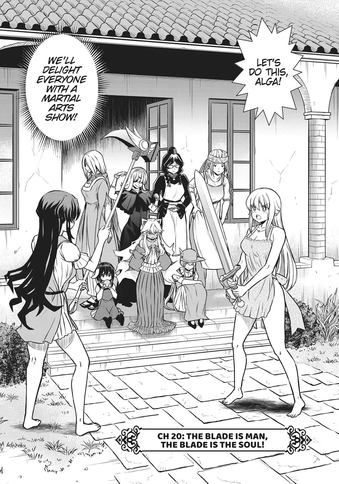 Becoming Princess Knight and Working at Yuri Brothel Chapter 20 page 1 - Chapter 20: The Blade Is Man, the Blade Is the Soul!