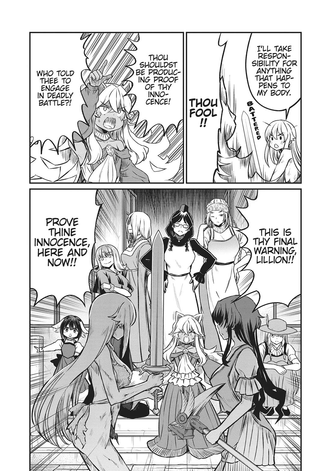 Becoming Princess Knight and Working at Yuri Brothel Chapter 20 page 11 - Chapter 20: The Blade Is Man, the Blade Is the Soul!