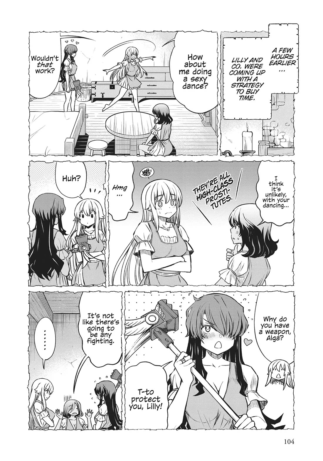 Becoming Princess Knight and Working at Yuri Brothel Chapter 20 page 2 - Chapter 20: The Blade Is Man, the Blade Is the Soul!