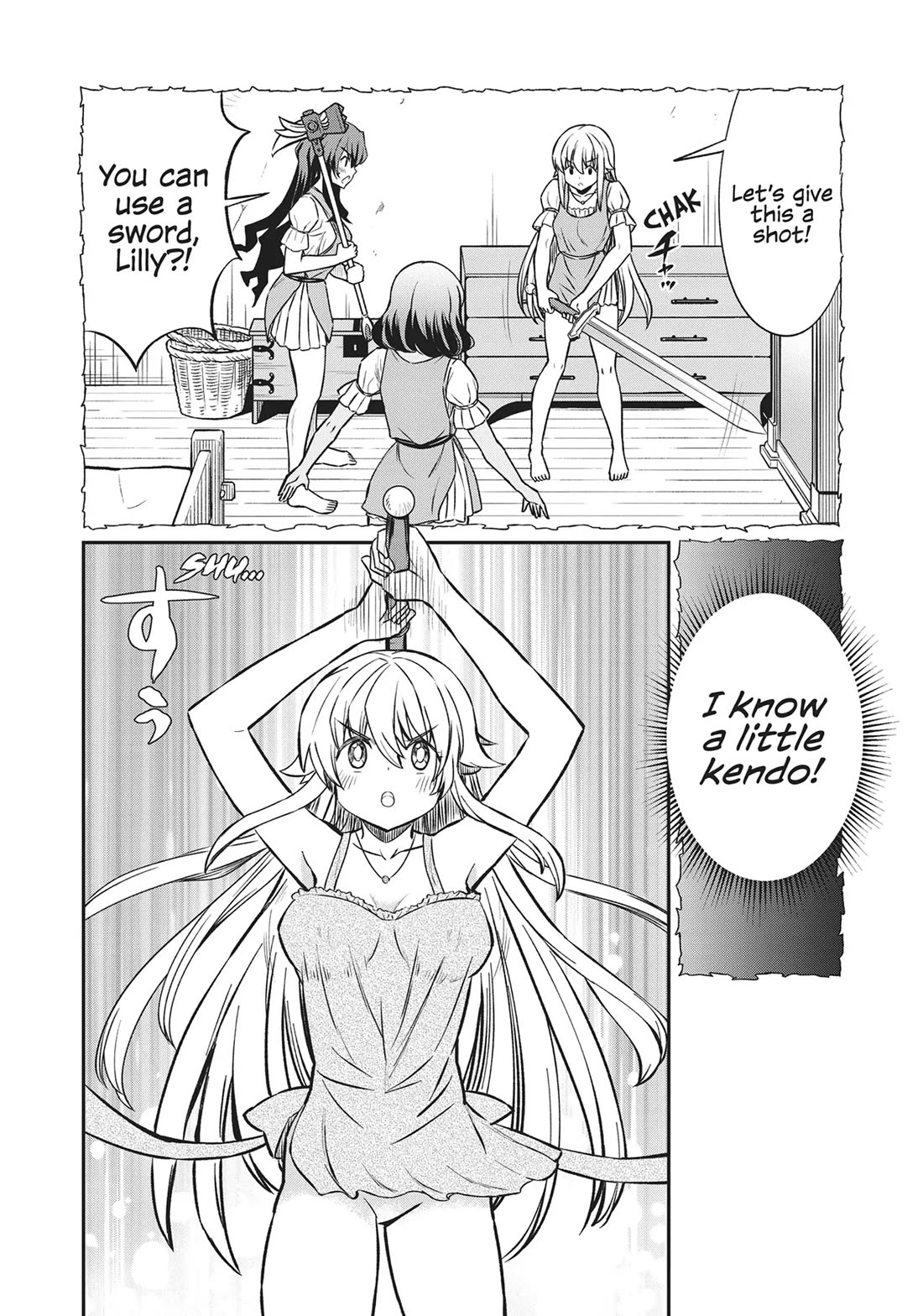 Becoming Princess Knight and Working at Yuri Brothel Chapter 20 page 4 - Chapter 20: The Blade Is Man, the Blade Is the Soul!
