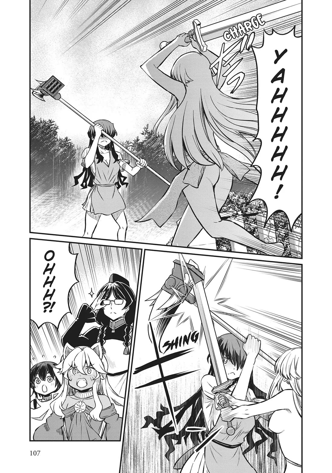 Becoming Princess Knight and Working at Yuri Brothel Chapter 20 page 5 - Chapter 20: The Blade Is Man, the Blade Is the Soul!