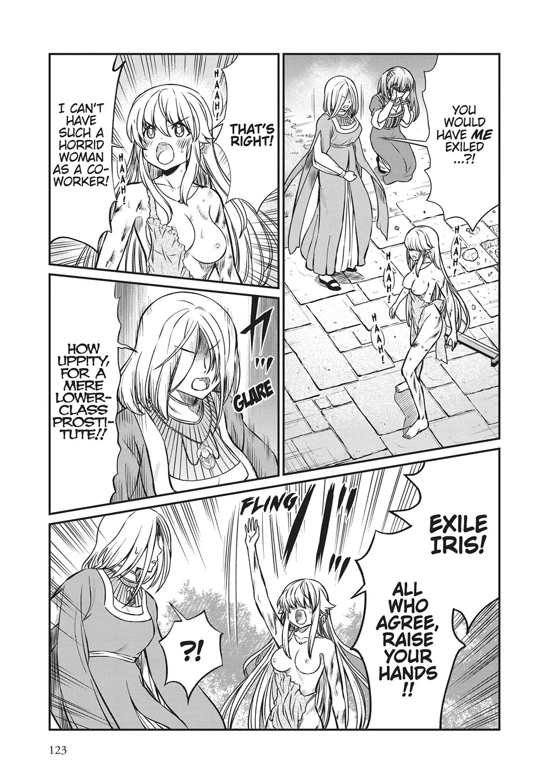 Becoming Princess Knight and Working at Yuri Brothel Chapter 21 page 1 - Chapter 21: The Goddess's Scales