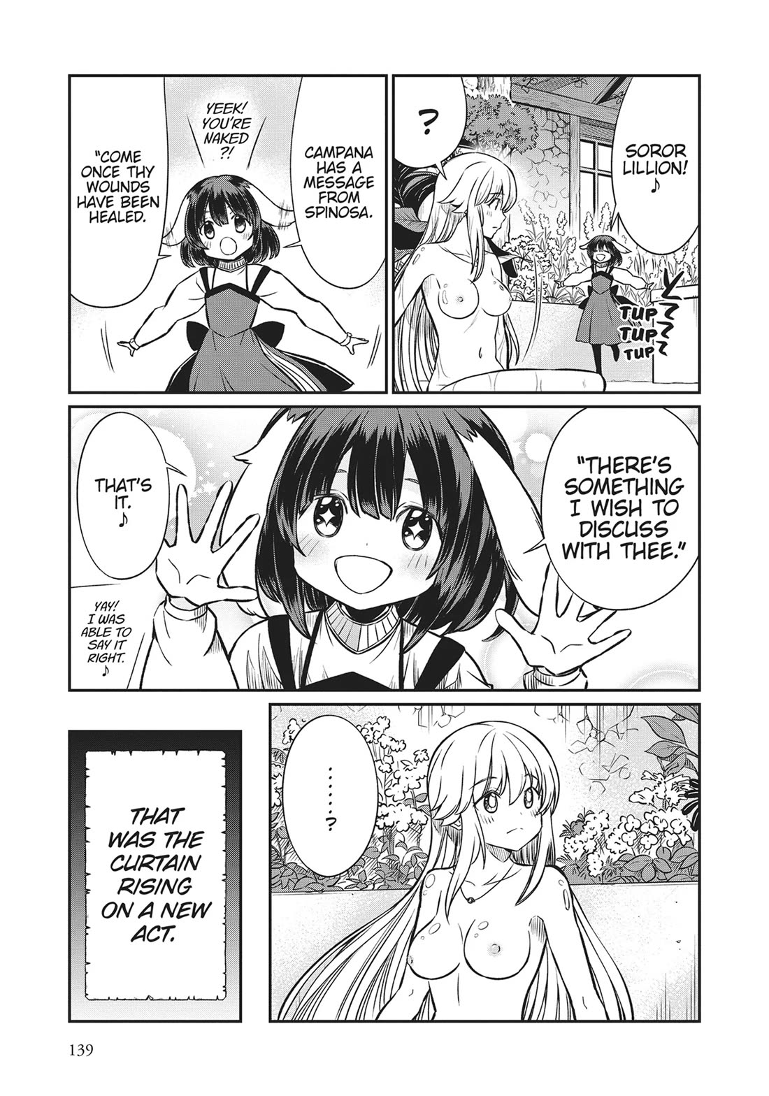 Becoming Princess Knight and Working at Yuri Brothel Chapter 21 page 17 - Chapter 21: The Goddess's Scales