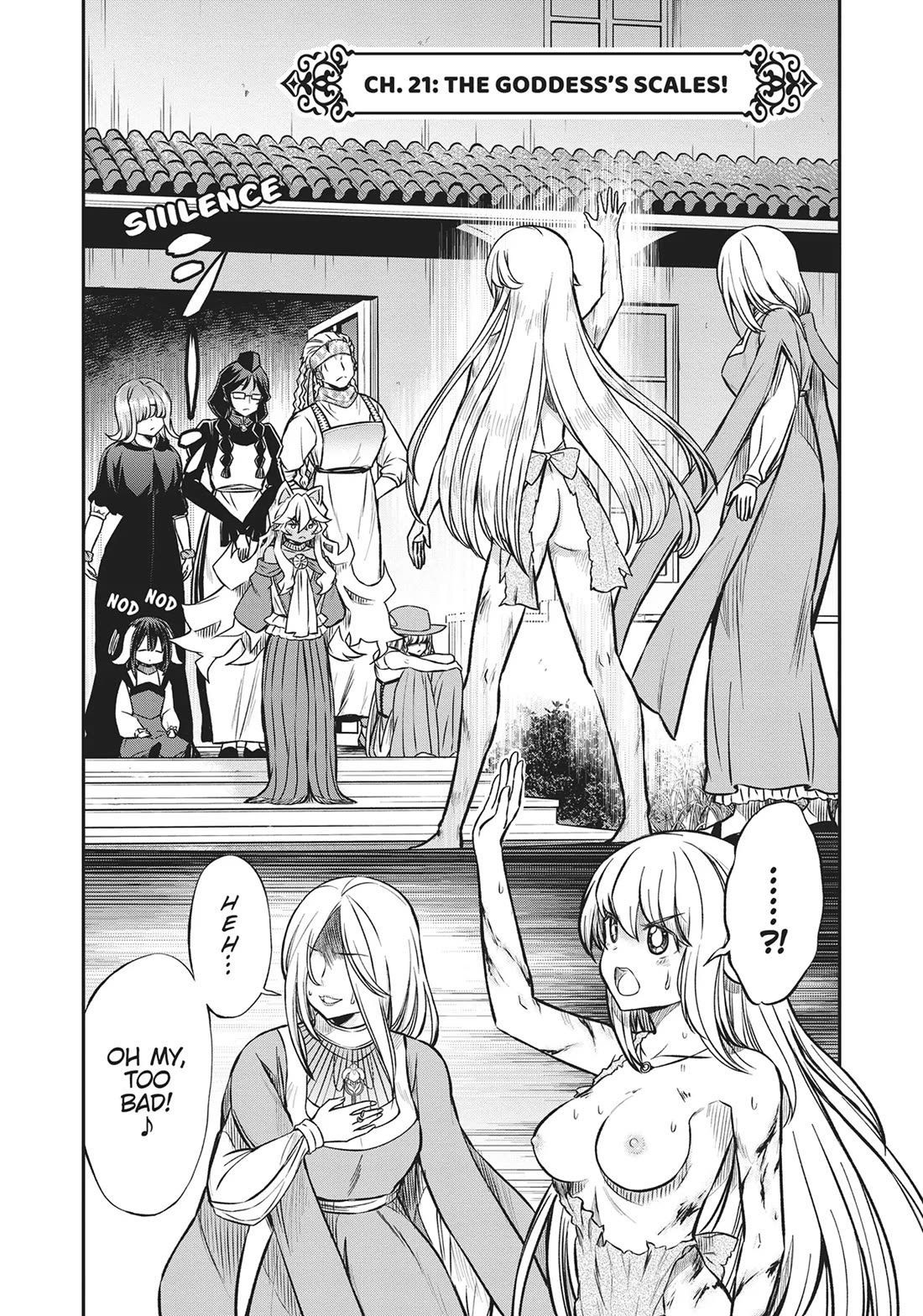 Becoming Princess Knight and Working at Yuri Brothel Chapter 21 page 2 - Chapter 21: The Goddess's Scales