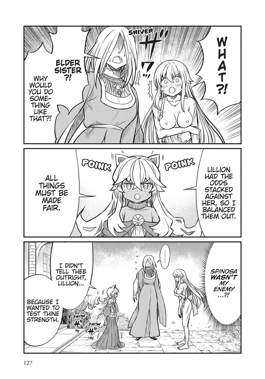 Becoming Princess Knight and Working at Yuri Brothel Chapter 21 page 5 - Chapter 21: The Goddess's Scales