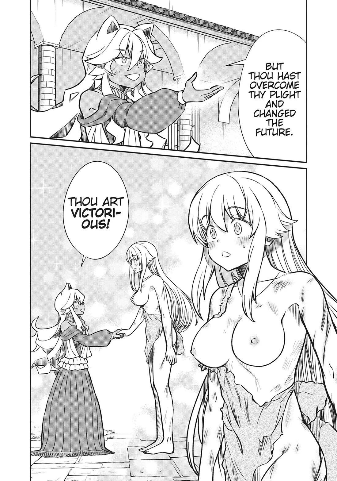 Becoming Princess Knight and Working at Yuri Brothel Chapter 21 page 6 - Chapter 21: The Goddess's Scales
