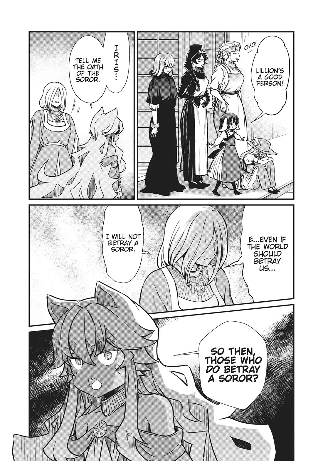 Becoming Princess Knight and Working at Yuri Brothel Chapter 21 page 7 - Chapter 21: The Goddess's Scales