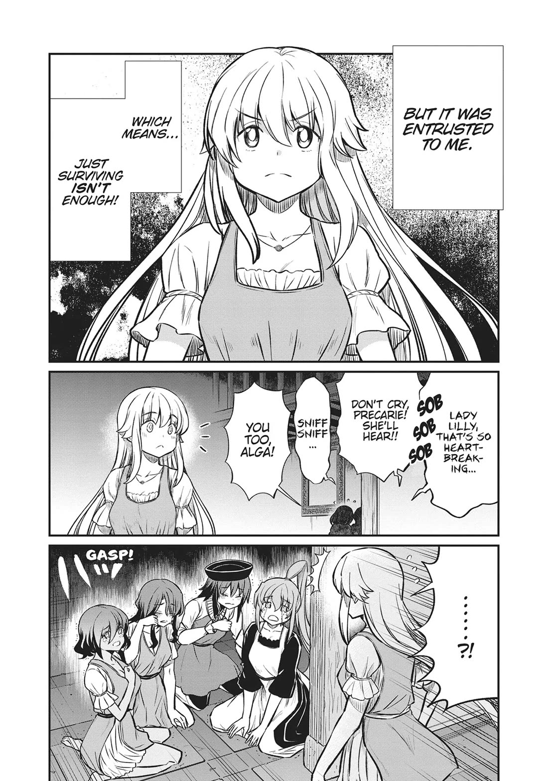Becoming Princess Knight and Working at Yuri Brothel Chapter 22 page 10 - Chapter 22: Determination and Trials