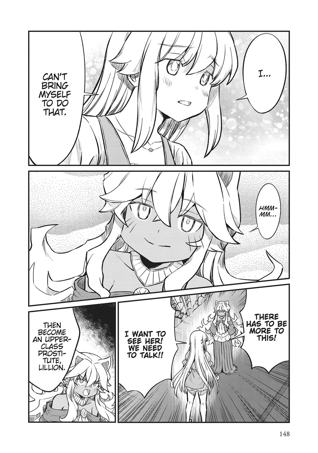 Becoming Princess Knight and Working at Yuri Brothel Chapter 22 page 8 - Chapter 22: Determination and Trials