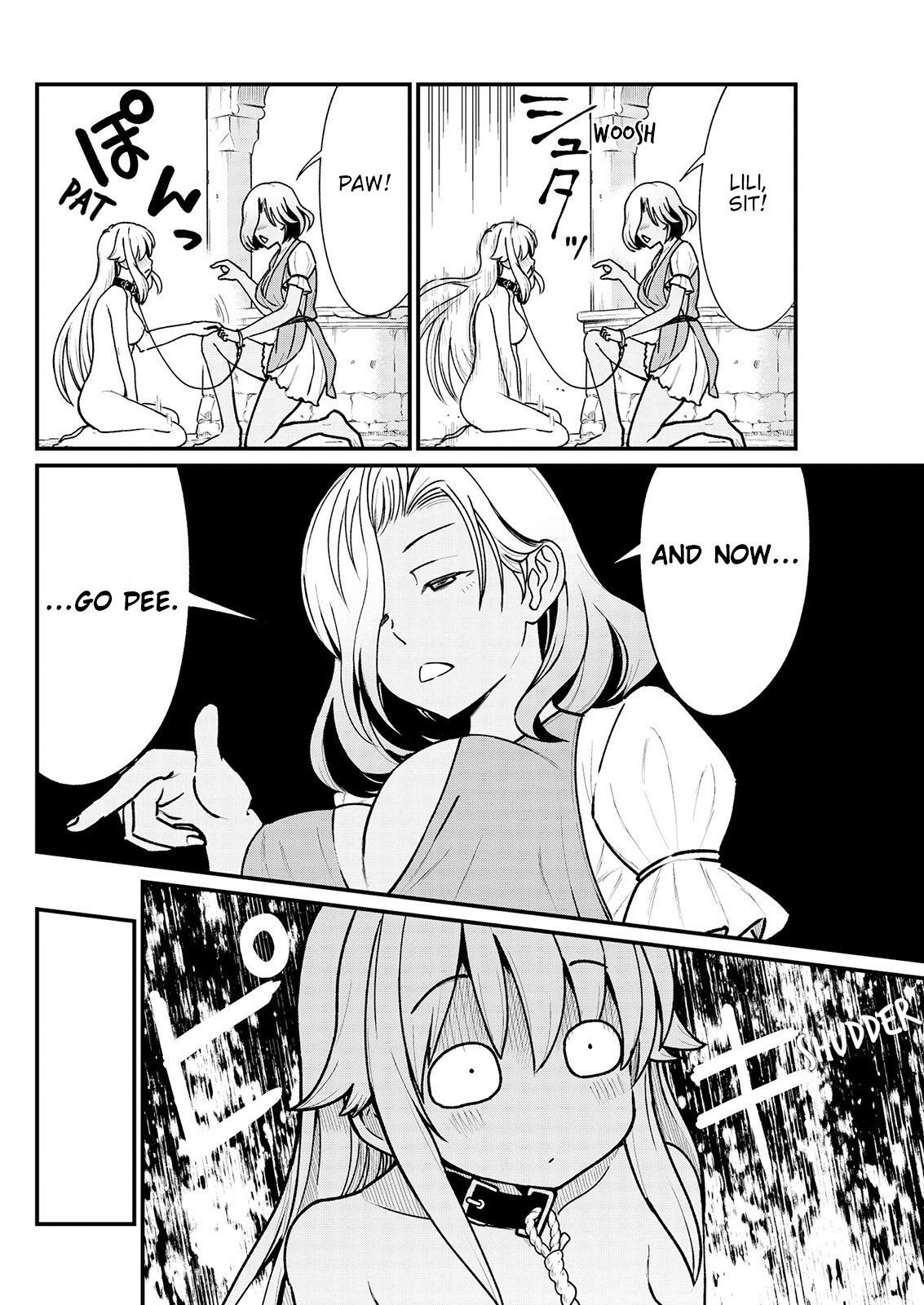 Becoming Princess Knight and Working at Yuri Brothel Chapter 3 page 13 - Chapter 3