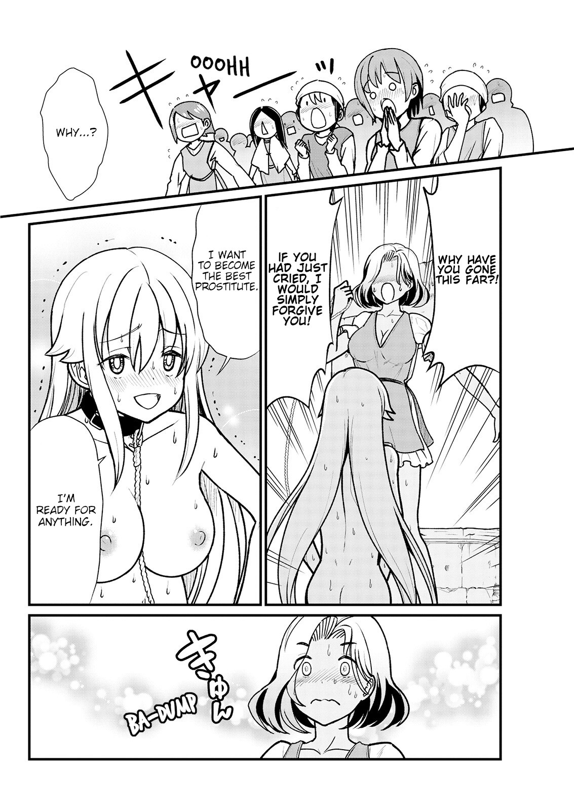 Becoming Princess Knight and Working at Yuri Brothel Chapter 3 page 17 - Chapter 3