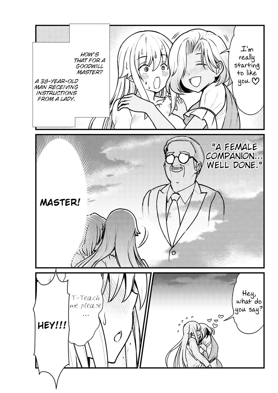 Becoming Princess Knight and Working at Yuri Brothel Chapter 3 page 20 - Chapter 3