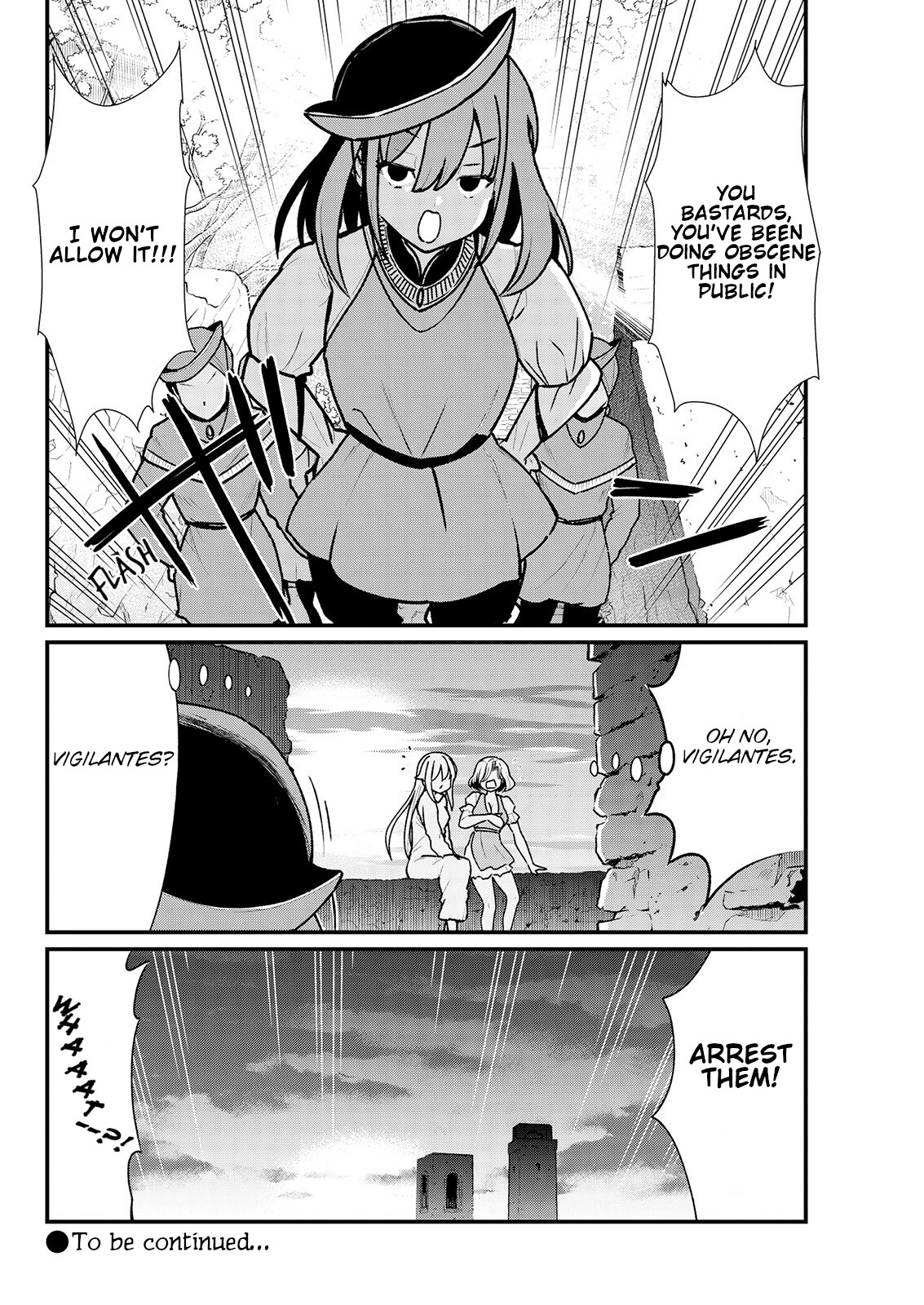 Becoming Princess Knight and Working at Yuri Brothel Chapter 3 page 21 - Chapter 3