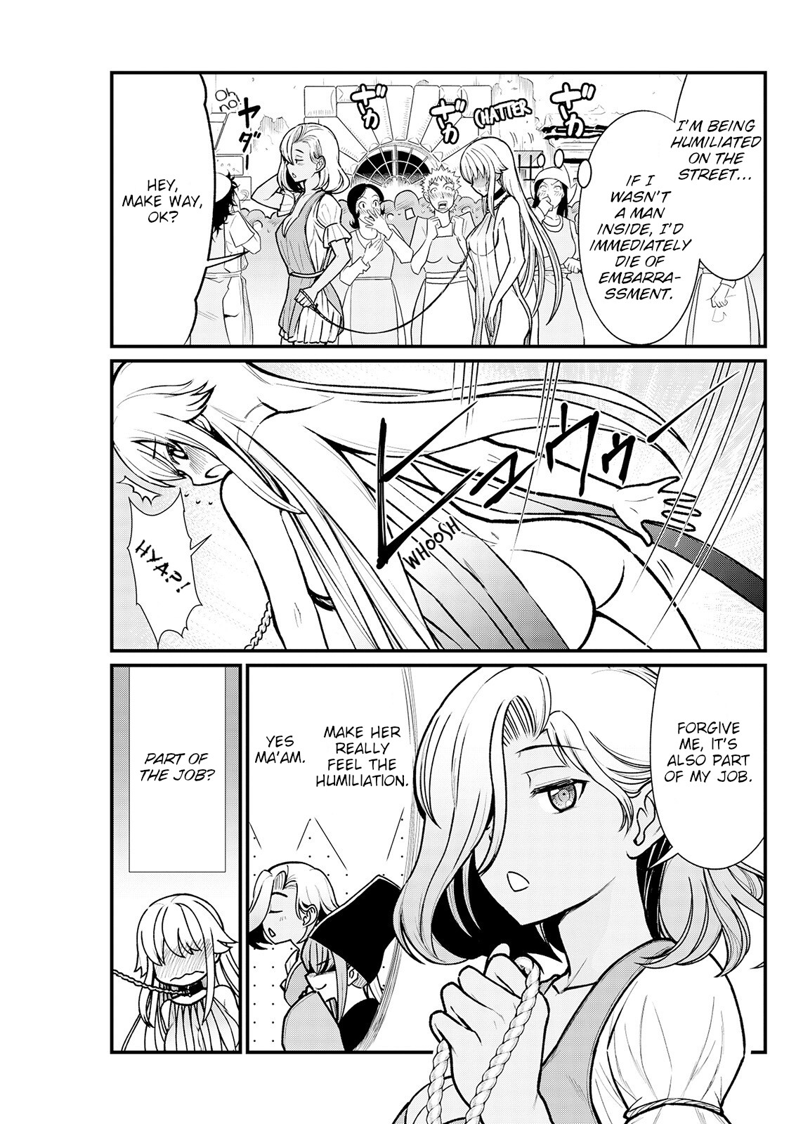 Becoming Princess Knight and Working at Yuri Brothel Chapter 3 page 6 - Chapter 3
