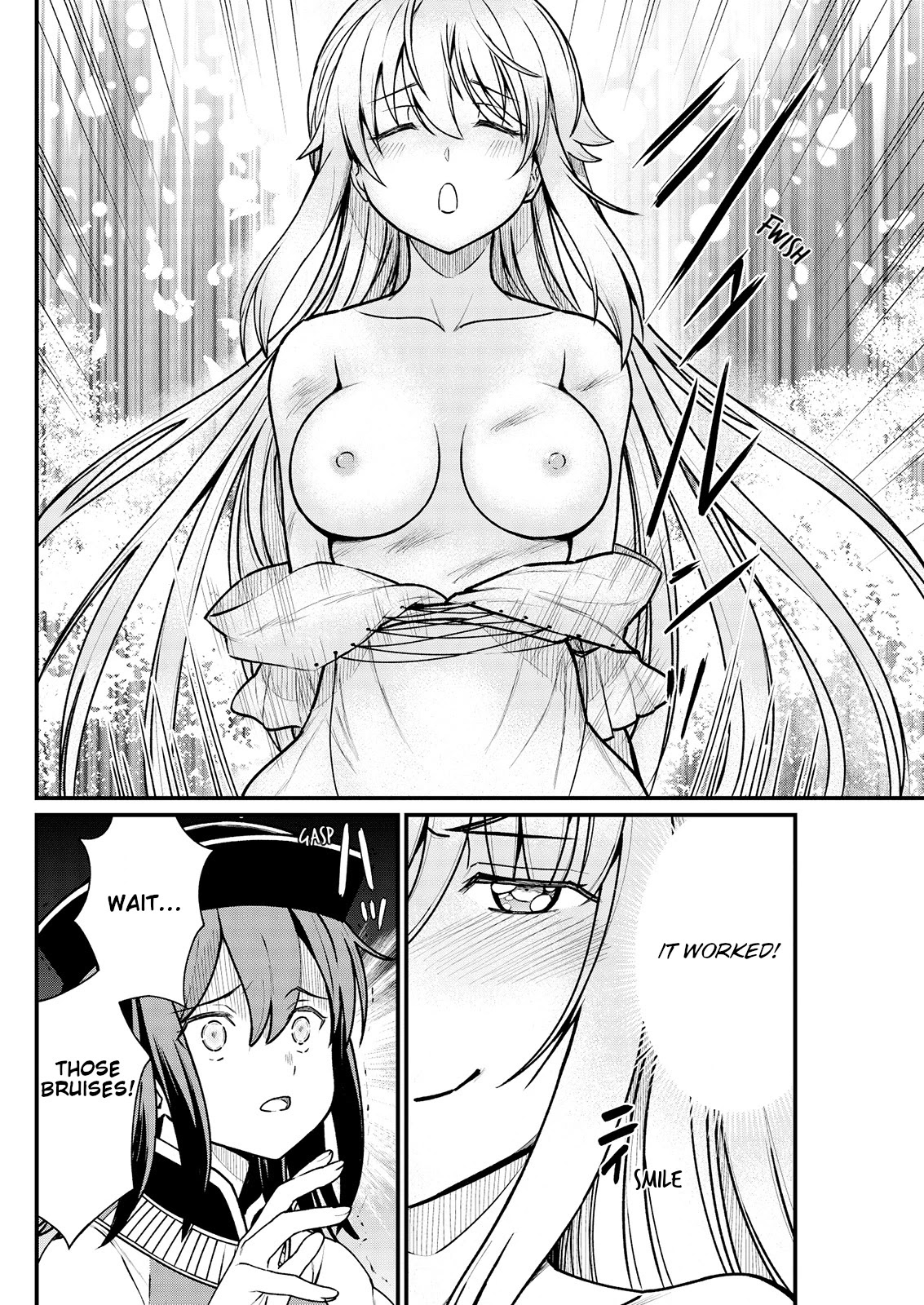 Becoming Princess Knight and Working at Yuri Brothel Chapter 5 page 20 - Chapter 5