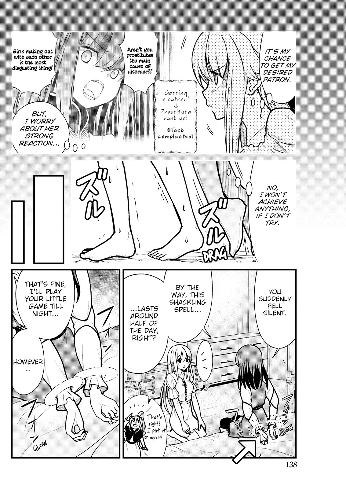 Becoming Princess Knight and Working at Yuri Brothel Chapter 5 page 6 - Chapter 5