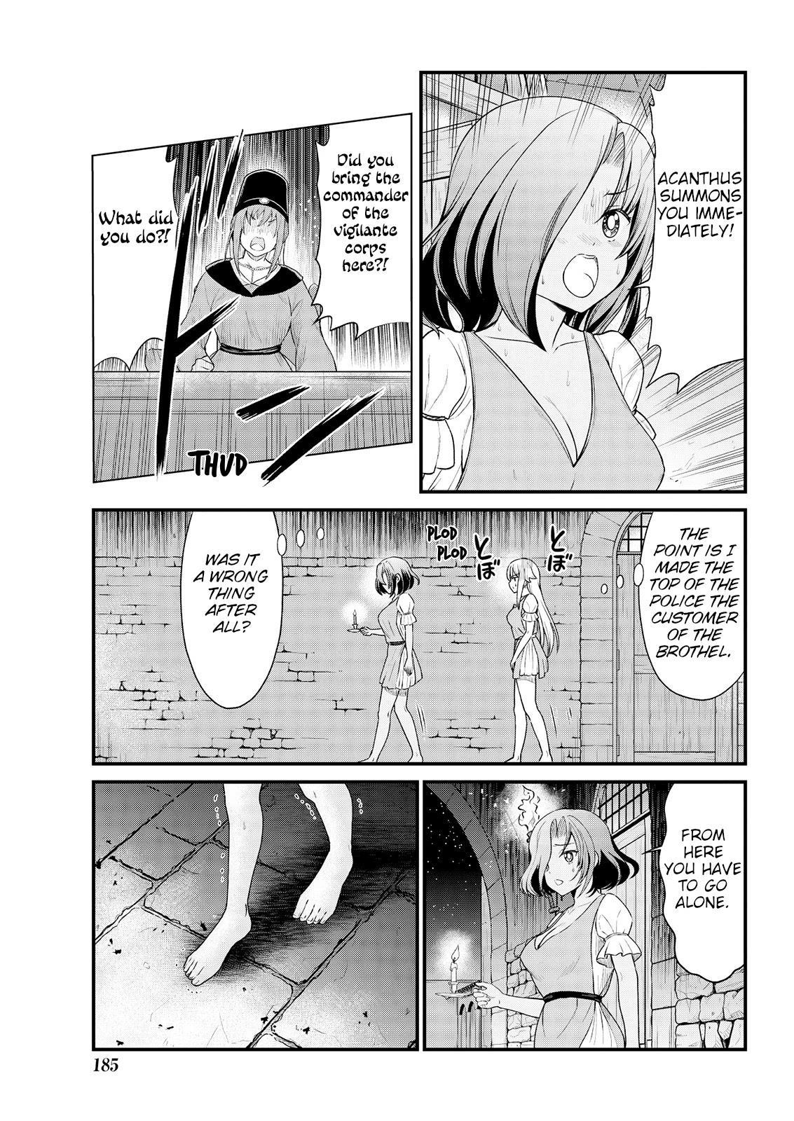 Becoming Princess Knight and Working at Yuri Brothel Chapter 6 page 21 - Chapter 6