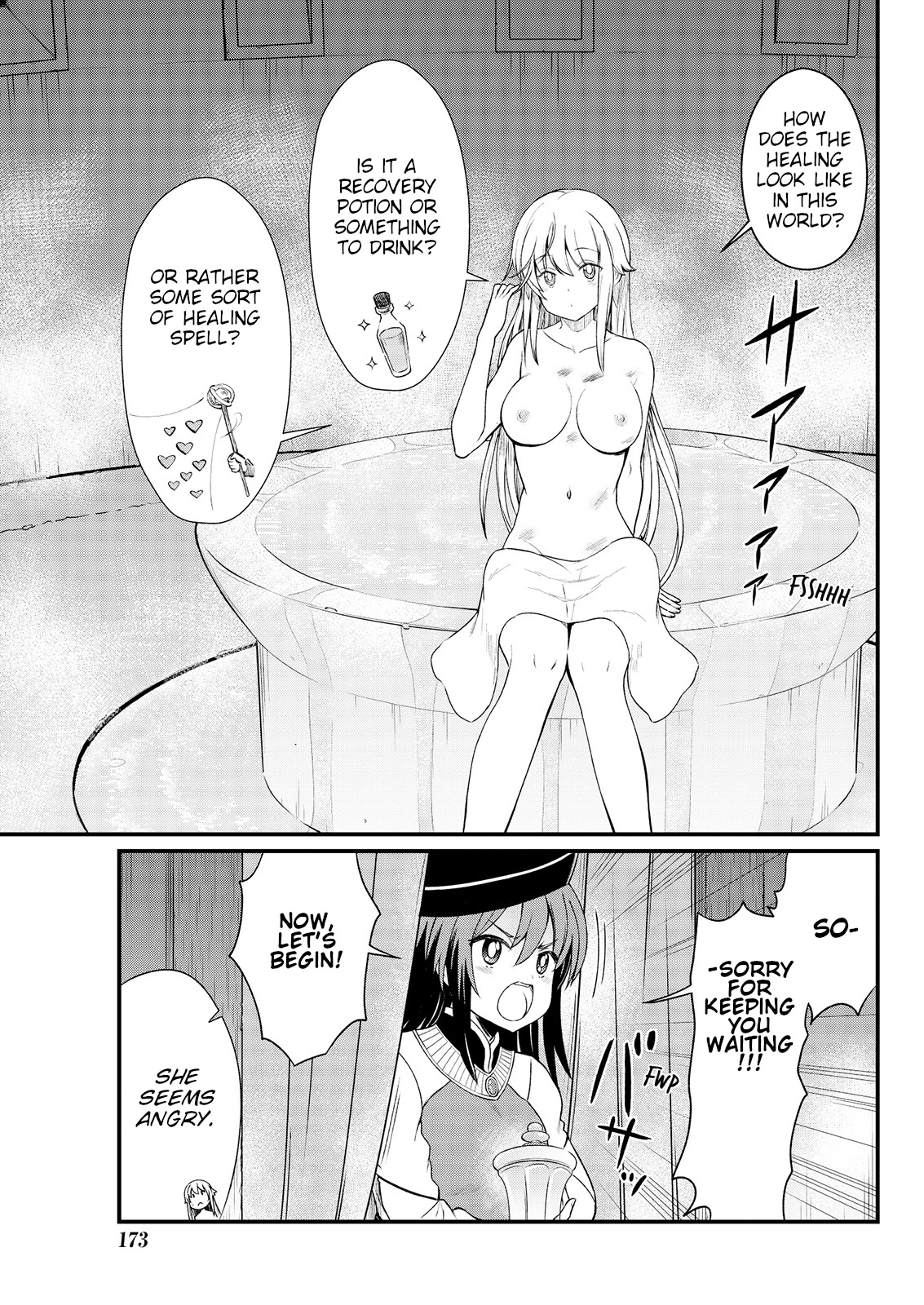 Becoming Princess Knight and Working at Yuri Brothel Chapter 6 page 9 - Chapter 6