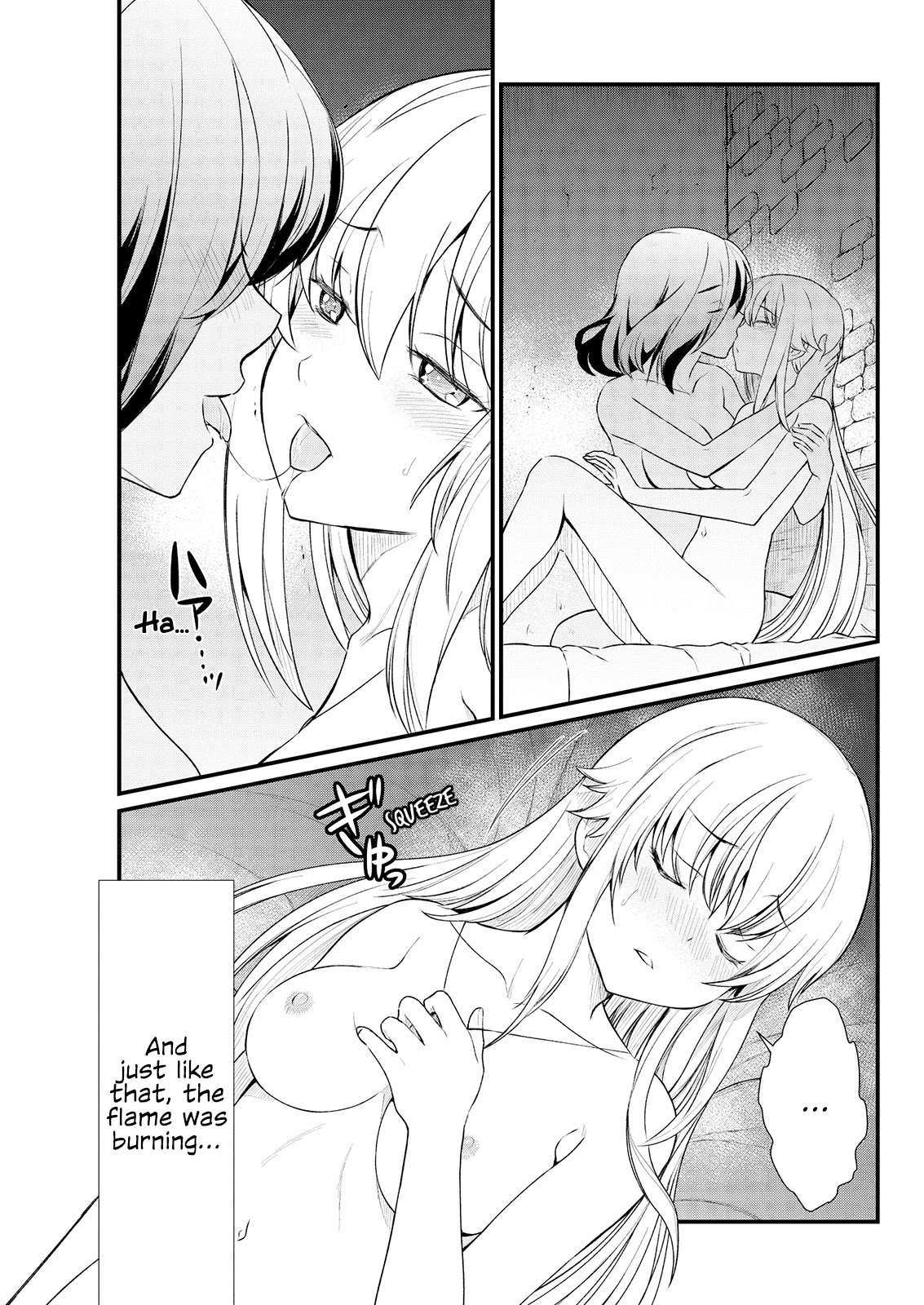 Becoming Princess Knight and Working at Yuri Brothel Chapter 7 page 19 - Chapter 7