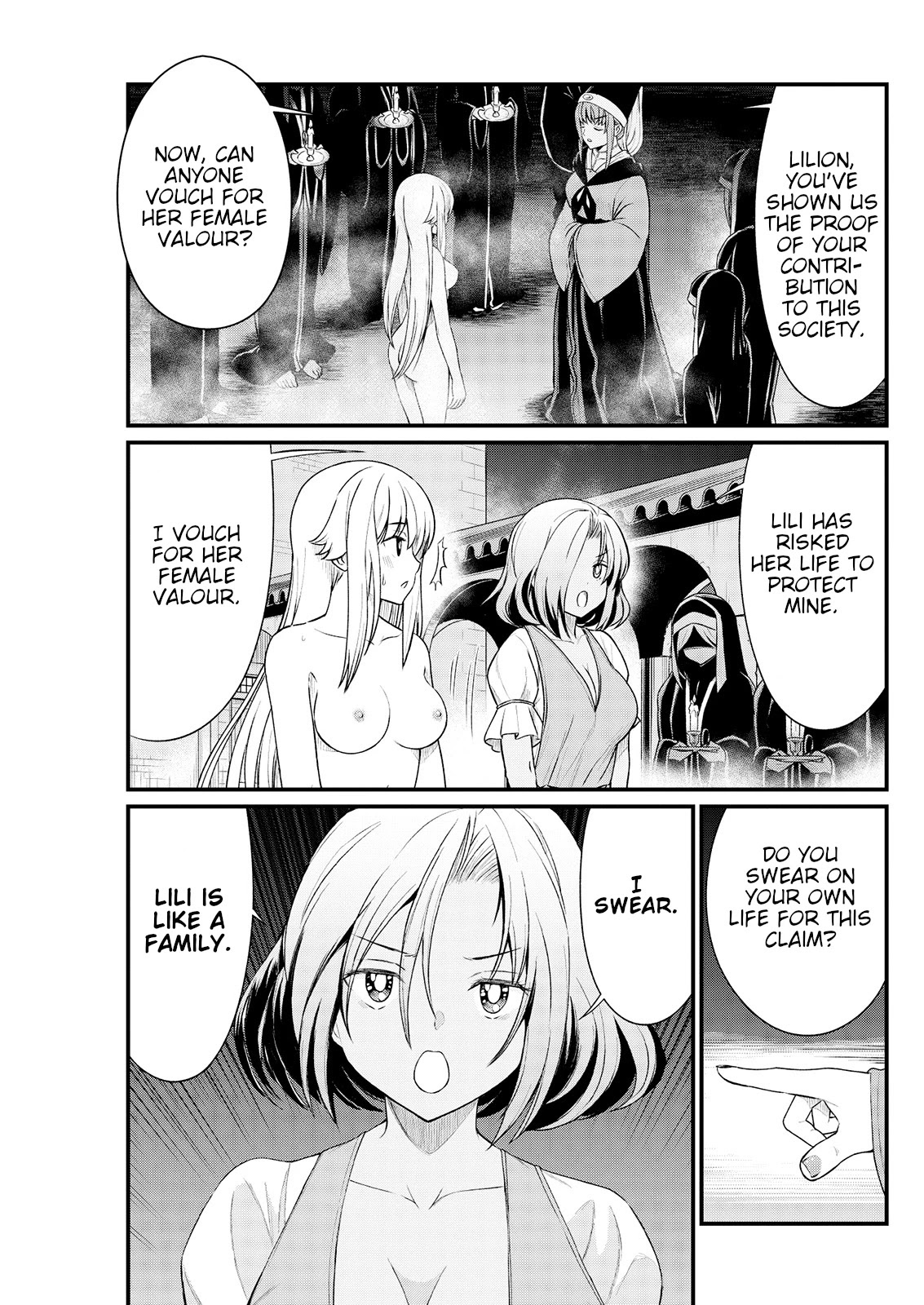 Becoming Princess Knight and Working at Yuri Brothel Chapter 7 page 7 - Chapter 7
