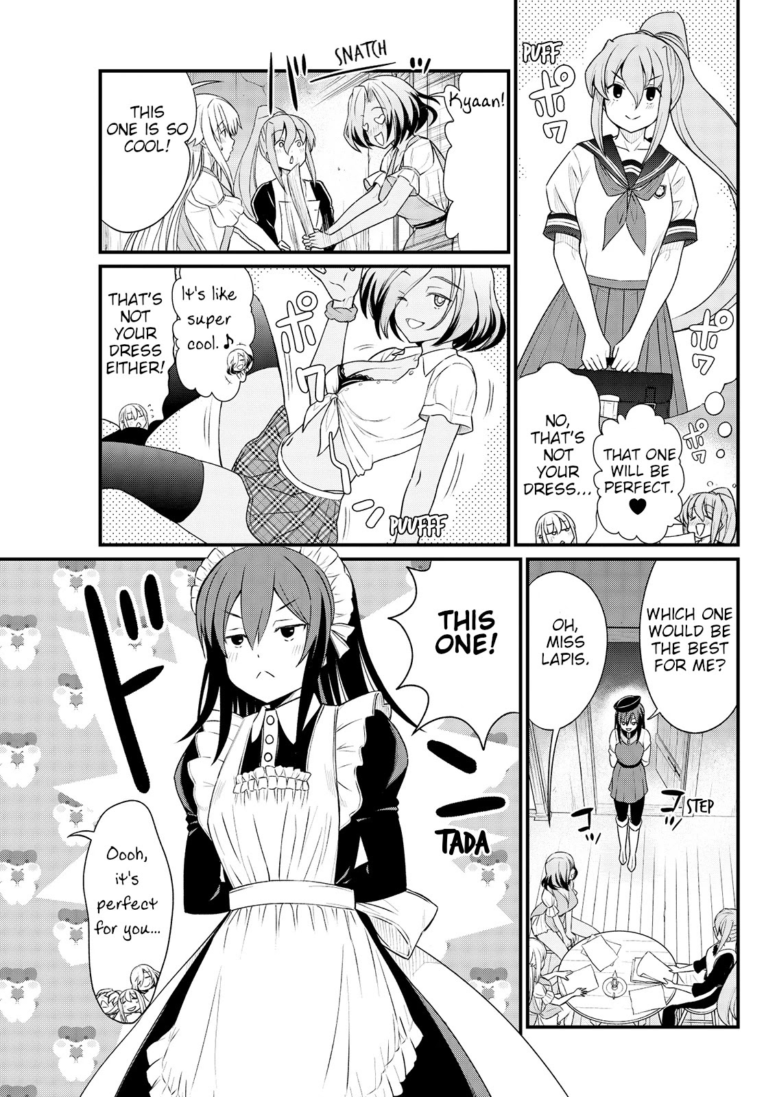 Becoming Princess Knight and Working at Yuri Brothel Chapter 8 page 11 - Chapter 8