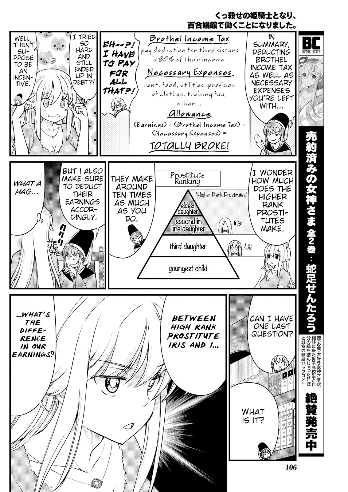 Becoming Princess Knight and Working at Yuri Brothel Chapter 9 page 18 - Chapter 9