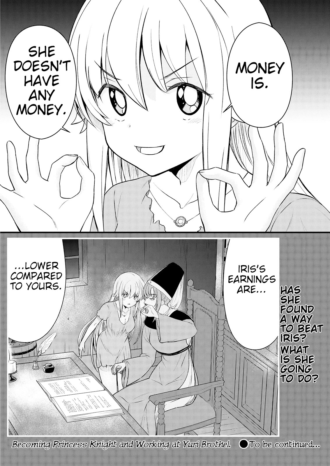 Becoming Princess Knight and Working at Yuri Brothel Chapter 9 page 22 - Chapter 9