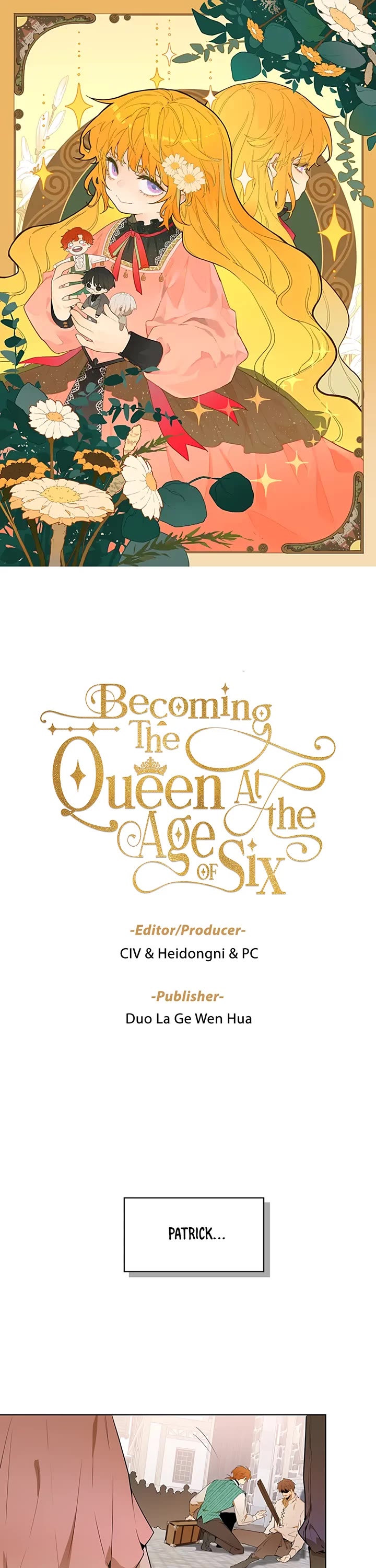 Becoming the Queen at the Age of Six Chapter 16 page 1 - Chapter 16: The One Who Can Treat Tracy de Viana