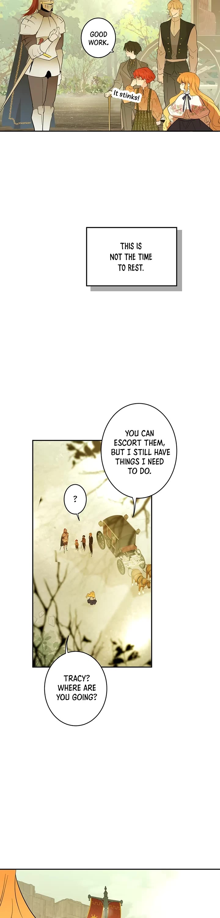 Becoming the Queen at the Age of Six Chapter 28 page 22 - Chapter 28: Cat's Eye Town: Roadblock